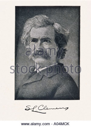 Mark Twain (pseudonym of Samuel Langhorne Clemens)