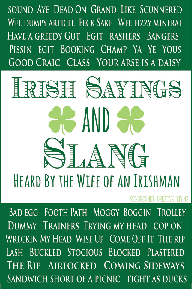 Irish Sayings